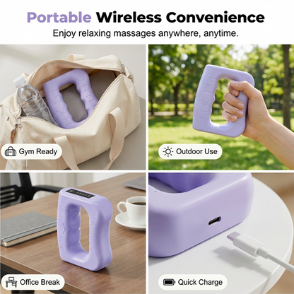 ⭕ 50 % Rabatt ! Ring-Vibrationsmassagegerät – Keine Verspannung, pure Tiefenentspannung! 💆 360°-Rundumdesign, 5 Intensitätsstufen, kabellos & flexibel
