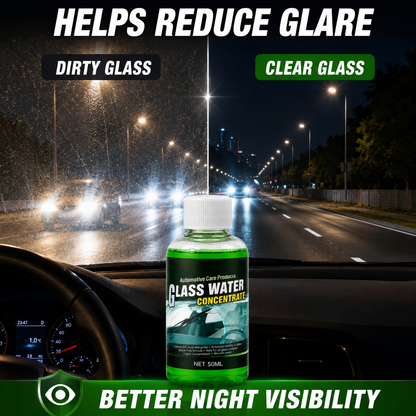 💧 50 % Rabatt ! Autoglas-Wasserkonzentrat – 10ml ergibt 1L, kristallklare Sicht! ✨ Entfernt Schmutz & Insekten, streifenfrei, blendfrei 🚗 Limitiertes Angebot ⏳