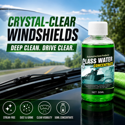 💧 50 % Rabatt ! Autoglas-Wasserkonzentrat – 10ml ergibt 1L, kristallklare Sicht! ✨ Entfernt Schmutz & Insekten, streifenfrei, blendfrei 🚗 Limitiertes Angebot ⏳