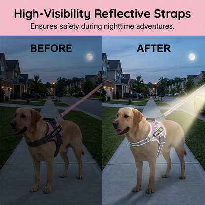 🐕 50 % Rabatt ! Hundegeschirr ohne Zug – Geschirr- und Leinen-Setendlich entspannt! 🐕 Atmungsaktives Mesh, reflektierende Gurte & Haltegriff ⚡ Limitiertes Angebot ⏳