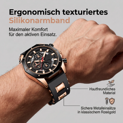 📢📢50% RABATT !!⏰Sportliche Herren-Chronographen-Uhr