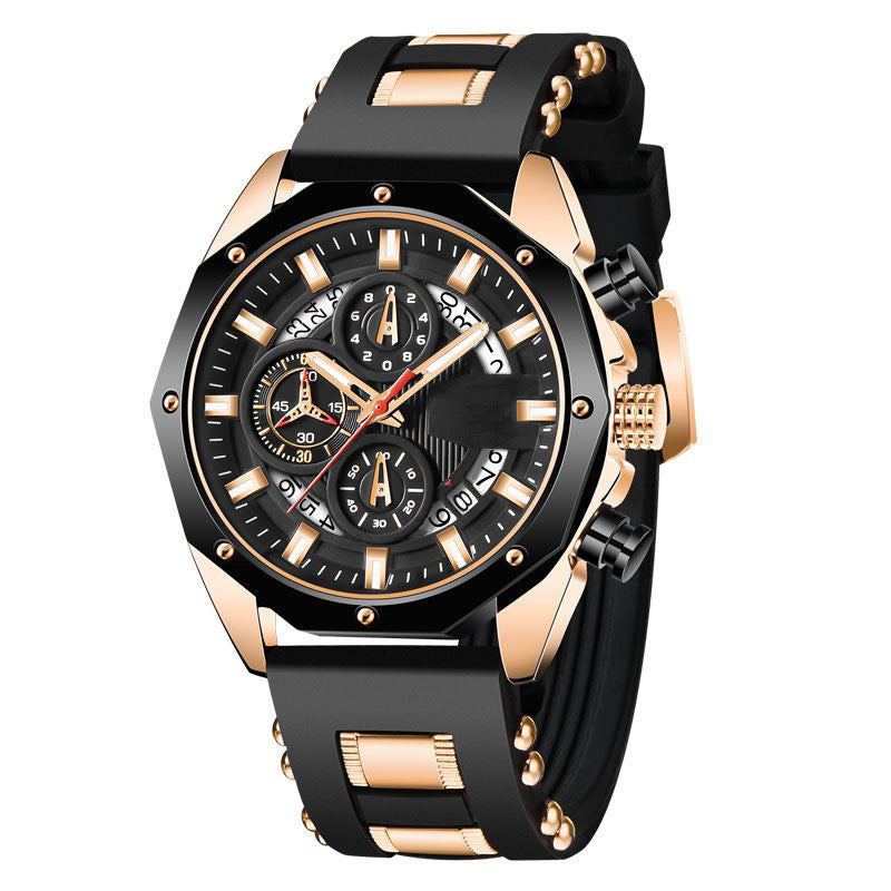 📢📢50% RABATT !!⏰Sportliche Herren-Chronographen-Uhr