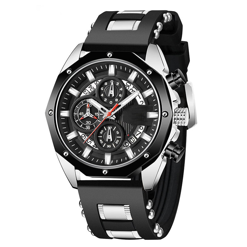 📢📢50% RABATT !!⏰Sportliche Herren-Chronographen-Uhr