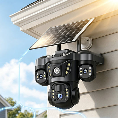 🔥50 % Rabatt! Solar-Überwachungskamera Außen 360° – Kein Stromkabel, volle Sicht! 📷 Überall montierbar, sieht auch nachts, IP67 regenfest ☀️ Limitiertes Angebot ⏳