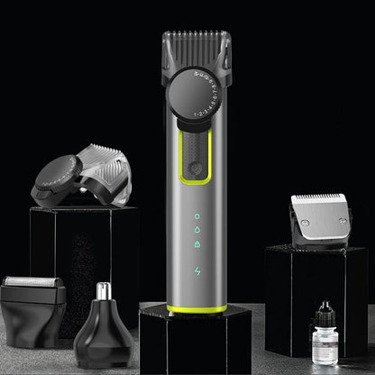 💈 4-in-1 Haarschneider-Set – Haar, Bart & Nase perfekt gepflegt! ✂️ Kabellos, 1–12 mm verstellbar, IPX5-wasserbeständig 💧 Bis zu 90 Min. Laufzeit 🔋