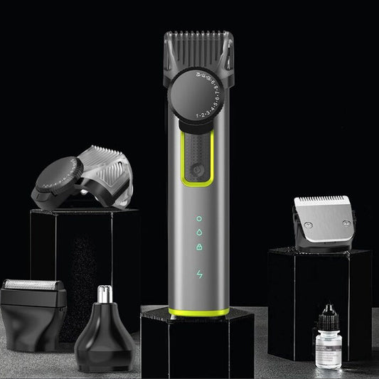 💈 4-in-1 Haarschneider-Set – Haar, Bart & Nase perfekt gepflegt! ✂️ Kabellos, 1–12 mm verstellbar, IPX5-wasserbeständig 💧 Bis zu 90 Min. Laufzeit 🔋