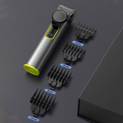 💈 4-in-1 Haarschneider-Set – Haar, Bart & Nase perfekt gepflegt! ✂️ Kabellos, 1–12 mm verstellbar, IPX5-wasserbeständig 💧 Bis zu 90 Min. Laufzeit 🔋