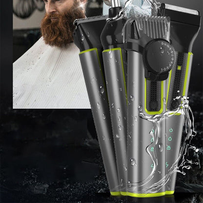 💈 4-in-1 Haarschneider-Set – Haar, Bart & Nase perfekt gepflegt! ✂️ Kabellos, 1–12 mm verstellbar, IPX5-wasserbeständig 💧 Bis zu 90 Min. Laufzeit 🔋