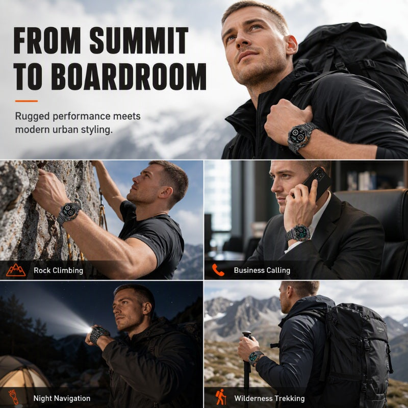 ⌚ 50% RABATT! 🏃 Multifunktionale Outdoor-Smartwatch – Fitness-Tracking & robust ✨