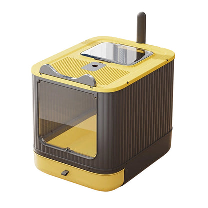 🔥 50 % Rabatt! Geschlossene Katzentoilette mit Geruchskontrolle – weniger Schmutz und Schluss mit verstreuter Streu! 🐾 Geschlossenes Design mit Einstieg von oben für einfache Reinigung 🧹 Zeitlich begrenztes Angebot ⏰
