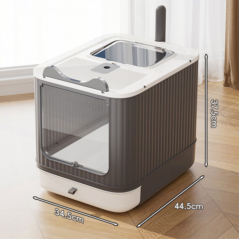 🔥 50 % Rabatt! Geschlossene Katzentoilette mit Geruchskontrolle – weniger Schmutz und Schluss mit verstreuter Streu! 🐾 Geschlossenes Design mit Einstieg von oben für einfache Reinigung 🧹 Zeitlich begrenztes Angebot ⏰
