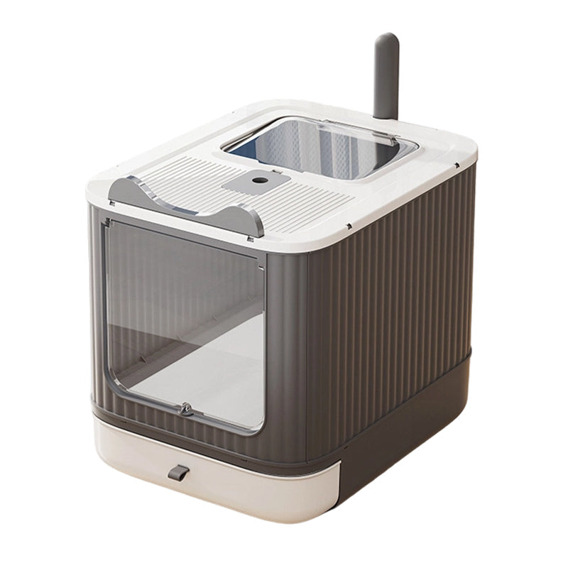 🔥 50 % Rabatt! Geschlossene Katzentoilette mit Geruchskontrolle – weniger Schmutz und Schluss mit verstreuter Streu! 🐾 Geschlossenes Design mit Einstieg von oben für einfache Reinigung 🧹 Zeitlich begrenztes Angebot ⏰