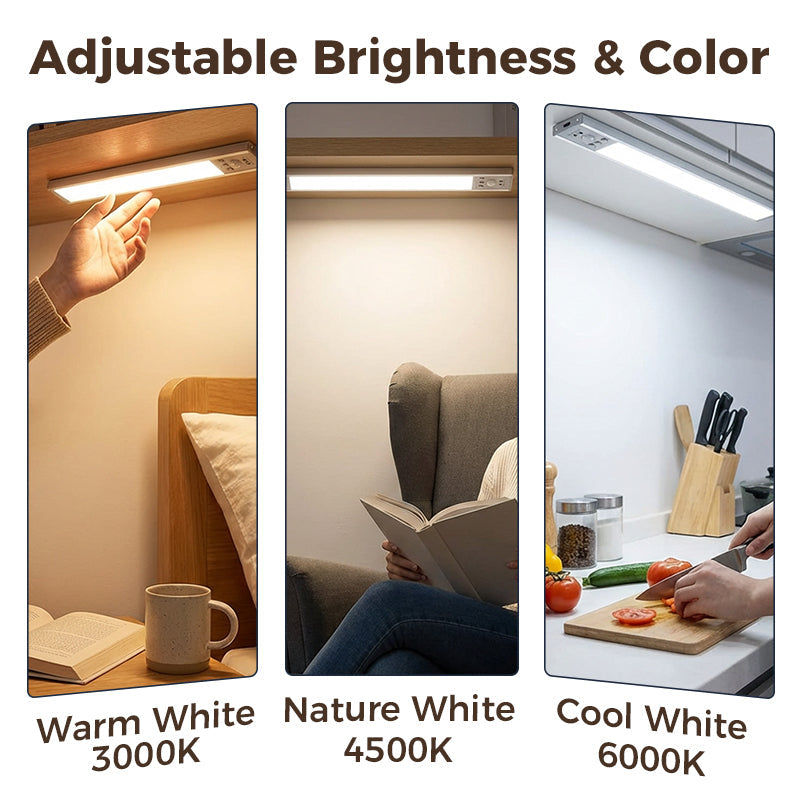💡  50 % Rabatt! Wiederaufladbare LED-Bewegungssensorlampe – Magnetisch & kabellos 🔋 Schaltet sich automatisch ein, 5 Helligkeitsstufen, 3 Lichtfarben
