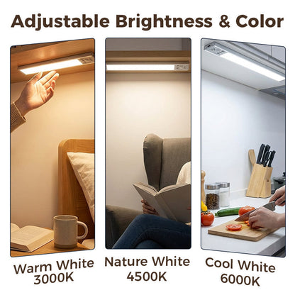 💡  50 % Rabatt! Wiederaufladbare LED-Bewegungssensorlampe – Magnetisch & kabellos 🔋 Schaltet sich automatisch ein, 5 Helligkeitsstufen, 3 Lichtfarben