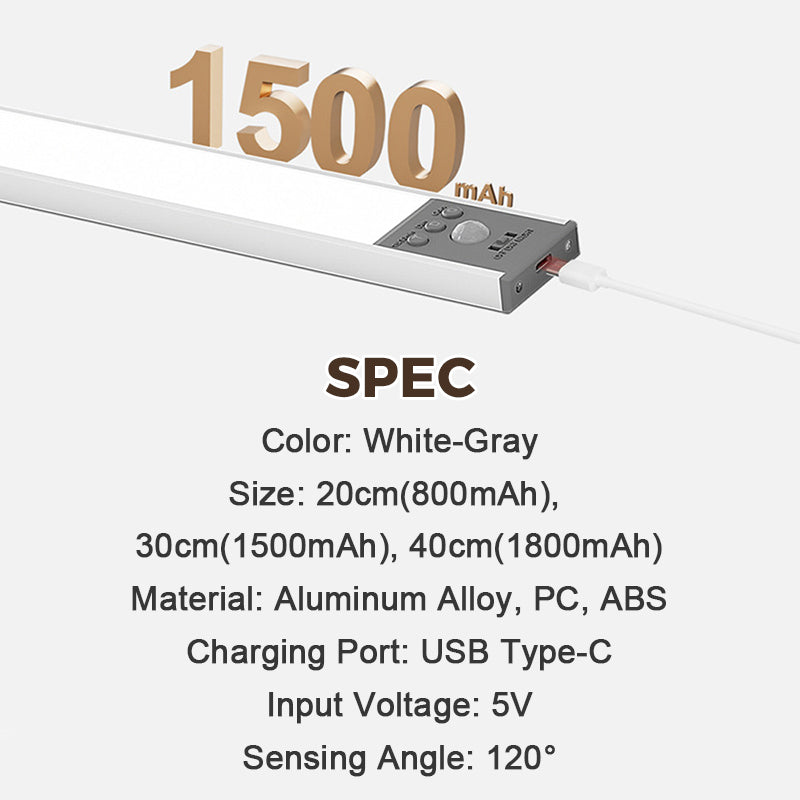 💡  50 % Rabatt! Wiederaufladbare LED-Bewegungssensorlampe – Magnetisch & kabellos 🔋 Schaltet sich automatisch ein, 5 Helligkeitsstufen, 3 Lichtfarben
