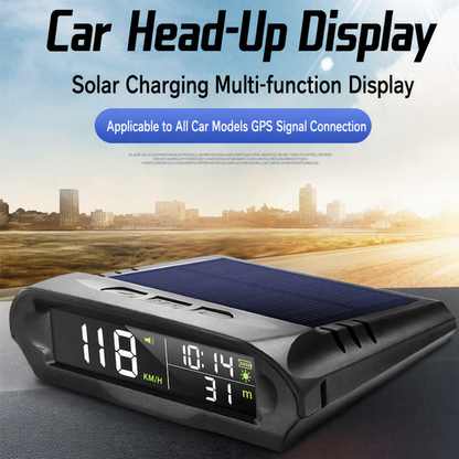 🔥Solange der Vorrat reicht 50 % Rabatt!🎉Solar-Auto-GPS-Head-Up-Display
