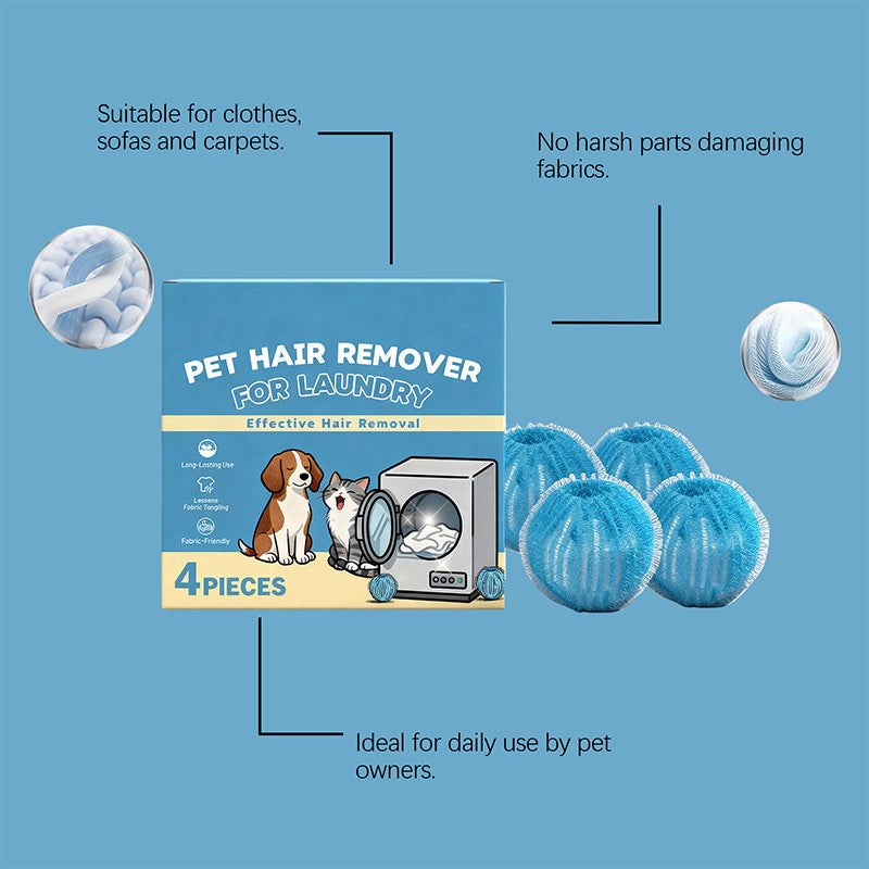 🐾 KAUFE 2, ERHALTE 1 GRATIS! 🧺 Waschkugeln – Entfernen Tierhaare, wiederverwendbar & effektiv ✨