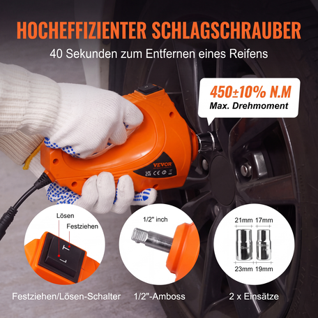 📢📢50% RABATT !!🚗🔧 12-in-1-Wagenheber-Set, max. 5 t, hydraulischer Wagenheber mit elektrischem Schlagschrauber, eingeb. Pumpe & LED-Licht, tragb. Aufzug ✨