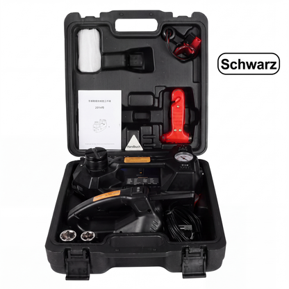 📢📢50% RABATT !!🚗🔧 12-in-1-Wagenheber-Set, max. 5 t, hydraulischer Wagenheber mit elektrischem Schlagschrauber, eingeb. Pumpe & LED-Licht, tragb. Aufzug ✨