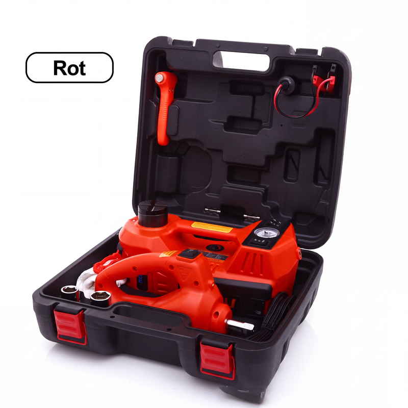 📢📢50% RABATT !!🚗🔧 12-in-1-Wagenheber-Set, max. 5 t, hydraulischer Wagenheber mit elektrischem Schlagschrauber, eingeb. Pumpe & LED-Licht, tragb. Aufzug ✨