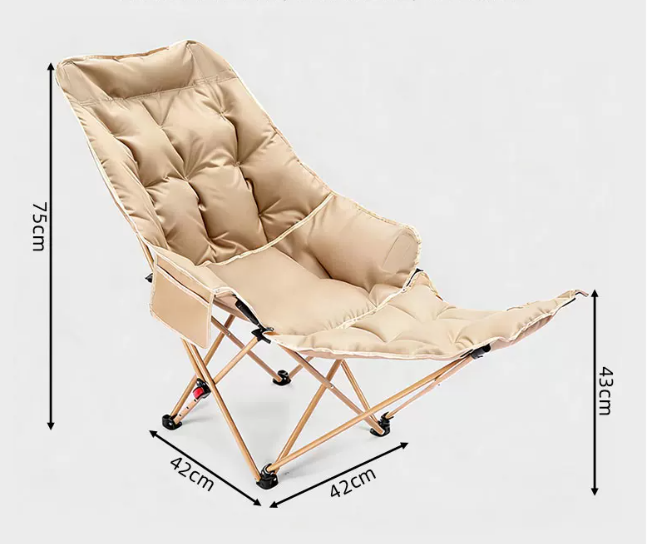 🌿Verstellbare Klappliege mit Beinstütze – Höchster Komfort für Garten & Camping! 🪑 Mehrstufig verstellbare Liegeposition, stabiler Stahlrahmen, sekundenschnell zusammenklappbar 🏕️🌿