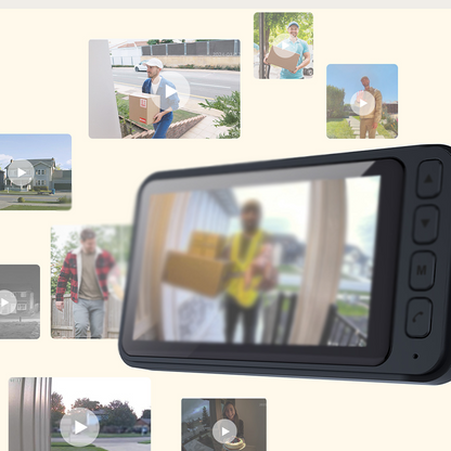 📺 50 % Rabatt! Kabellose Video-Türklingel mit Monitor – 1080p HD, 170° Weitwinkel & Zwei-Wege-Audio! 📹 Ohne WLAN, wetterfest und mit Innenmonitor 🔔