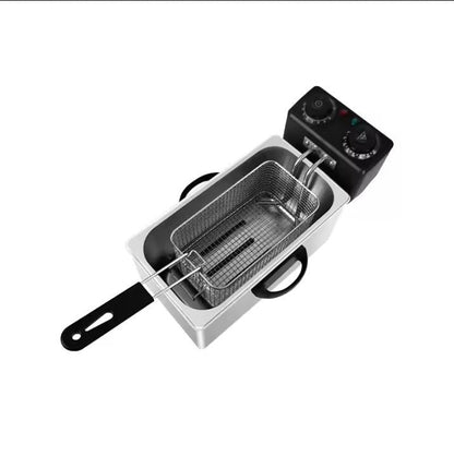 🍟 50 % Rabatt! 4L Elektro-Fritteuse – Knuspriger Genuss wie vom Profi! 👨‍🍳 2000 W Schnellaufheizung, stufenlose Temperaturregelung & Edelstahlgehäuse 🌡️