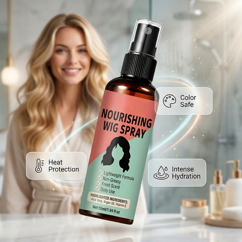 💦 50 % Rabatt ! Leichtes Perücken-Pflegespray – Kein Frizz, perfektes Volumen! 🌿 Zieht schnell ein, beschwert nicht, mit Arganöl ✨