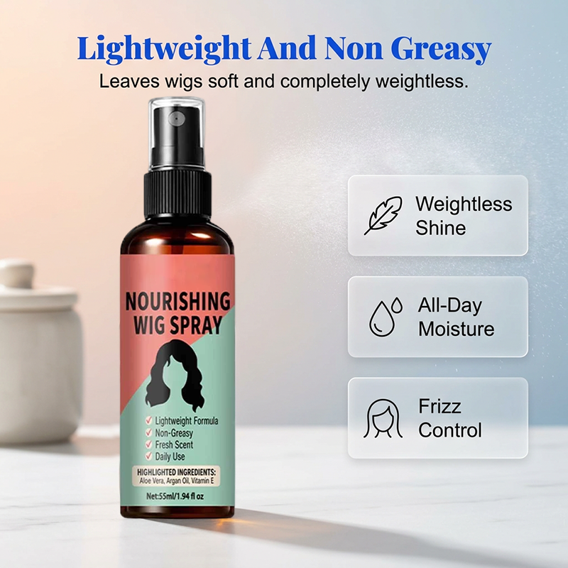 💦 50 % Rabatt ! Leichtes Perücken-Pflegespray – Kein Frizz, perfektes Volumen! 🌿 Zieht schnell ein, beschwert nicht, mit Arganöl ✨