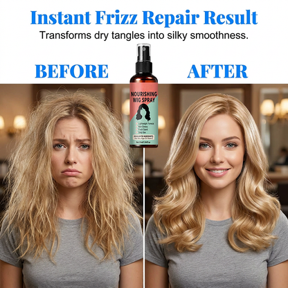 💦 50 % Rabatt ! Leichtes Perücken-Pflegespray – Kein Frizz, perfektes Volumen! 🌿 Zieht schnell ein, beschwert nicht, mit Arganöl ✨