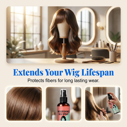 💦 50 % Rabatt ! Leichtes Perücken-Pflegespray – Kein Frizz, perfektes Volumen! 🌿 Zieht schnell ein, beschwert nicht, mit Arganöl ✨
