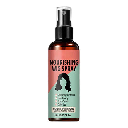 💦 50 % Rabatt ! Leichtes Perücken-Pflegespray – Kein Frizz, perfektes Volumen! 🌿 Zieht schnell ein, beschwert nicht, mit Arganöl ✨