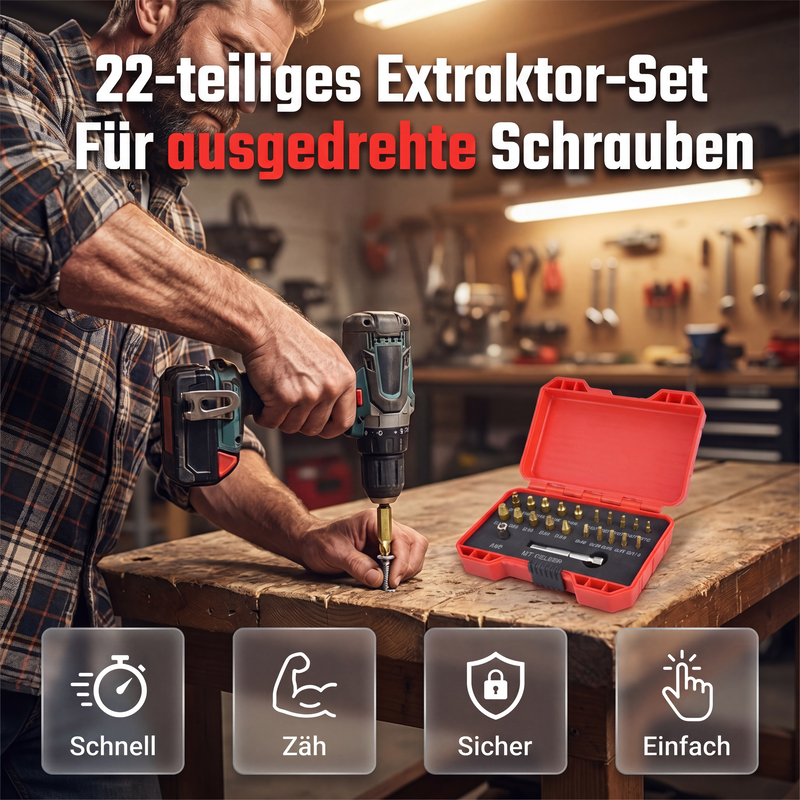 📢📢50% RABATT !!⏰Satz aus Hochgeschwindigkeitsstahl zum Entfernen von Schrauben und Bolzen