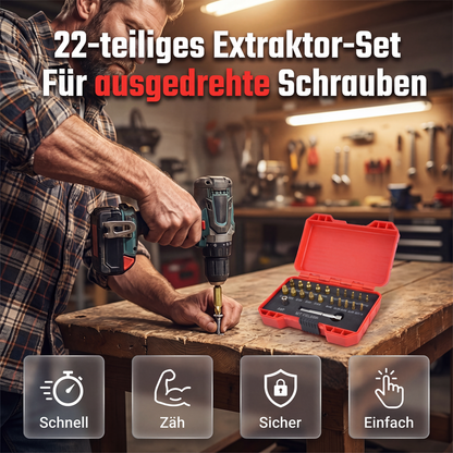 📢📢50% RABATT !!⏰Satz aus Hochgeschwindigkeitsstahl zum Entfernen von Schrauben und Bolzen