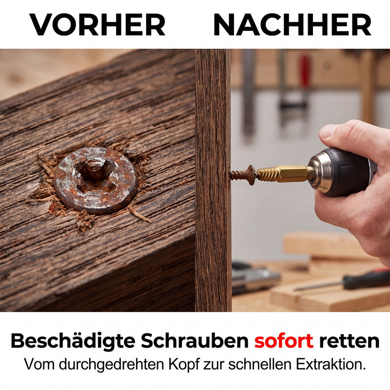 📢📢50% RABATT !!⏰Satz aus Hochgeschwindigkeitsstahl zum Entfernen von Schrauben und Bolzen
