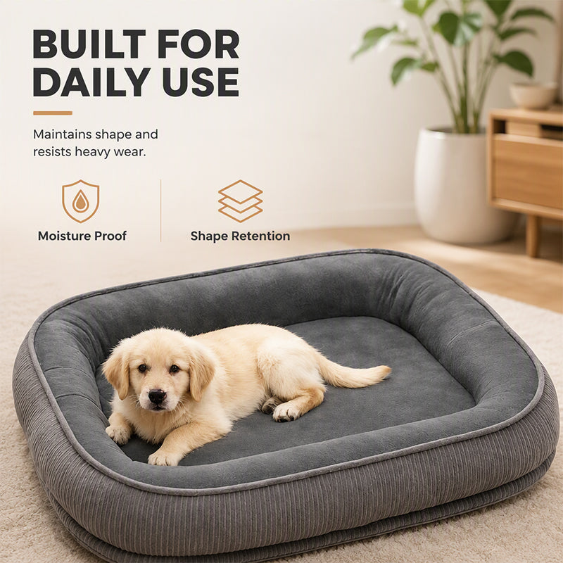 🐾 NUR FÜR KURZE ZEIT 50 % RABATT! ☁️ Ergonomisches Haustierbett für alle Jahreszeiten – Kuschelig, Atmungsaktiv, Gemütlich ✨