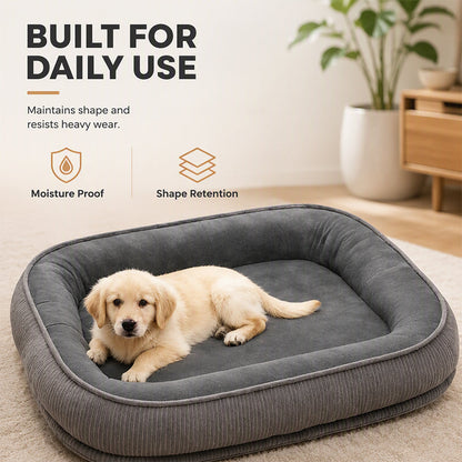 🐾 NUR FÜR KURZE ZEIT 50 % RABATT! ☁️ Ergonomisches Haustierbett für alle Jahreszeiten – Kuschelig, Atmungsaktiv, Gemütlich ✨