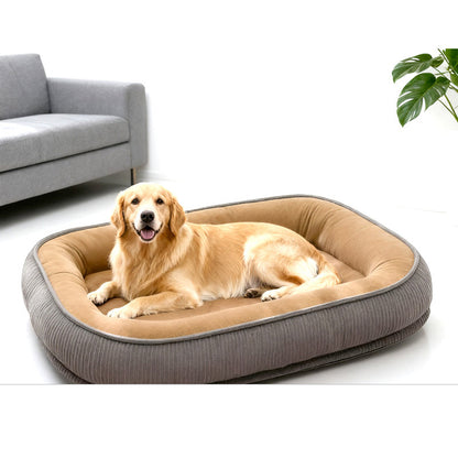 🐾 NUR FÜR KURZE ZEIT 50 % RABATT! ☁️ Ergonomisches Haustierbett für alle Jahreszeiten – Kuschelig, Atmungsaktiv, Gemütlich ✨