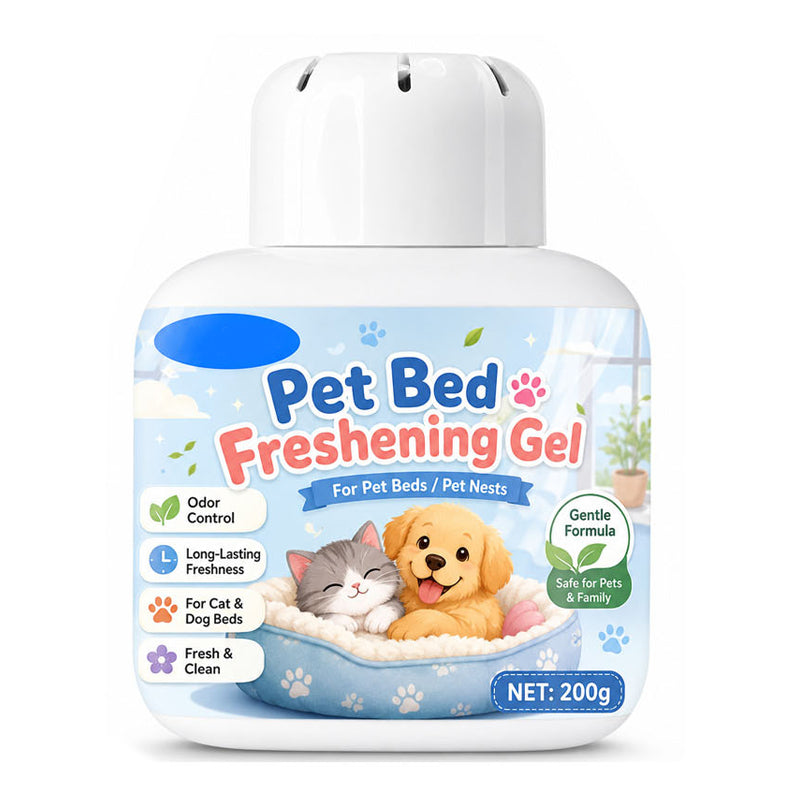 🐶 50 % Rabatt ! Haustier-Geruchsentferner-Gel – Keine Gerüche, reine Frische! 🌿 Langanhaltende Wirkung, sanft zum Schlafplatz, einfach aufstellen