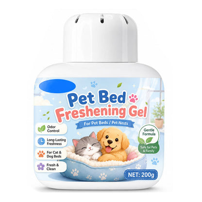 🐶 50 % Rabatt ! Haustier-Geruchsentferner-Gel – Keine Gerüche, reine Frische! 🌿 Langanhaltende Wirkung, sanft zum Schlafplatz, einfach aufstellen