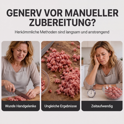 🥩 50 % Rabatt ! Elektrischer Fleischwolf & Küchenmaschine – 2000W Power, in Sekunden zerkleinert! 🔪 Für Fleisch & Gemüse, smarte Steuerung, rostfreier Edelstahl ⚡