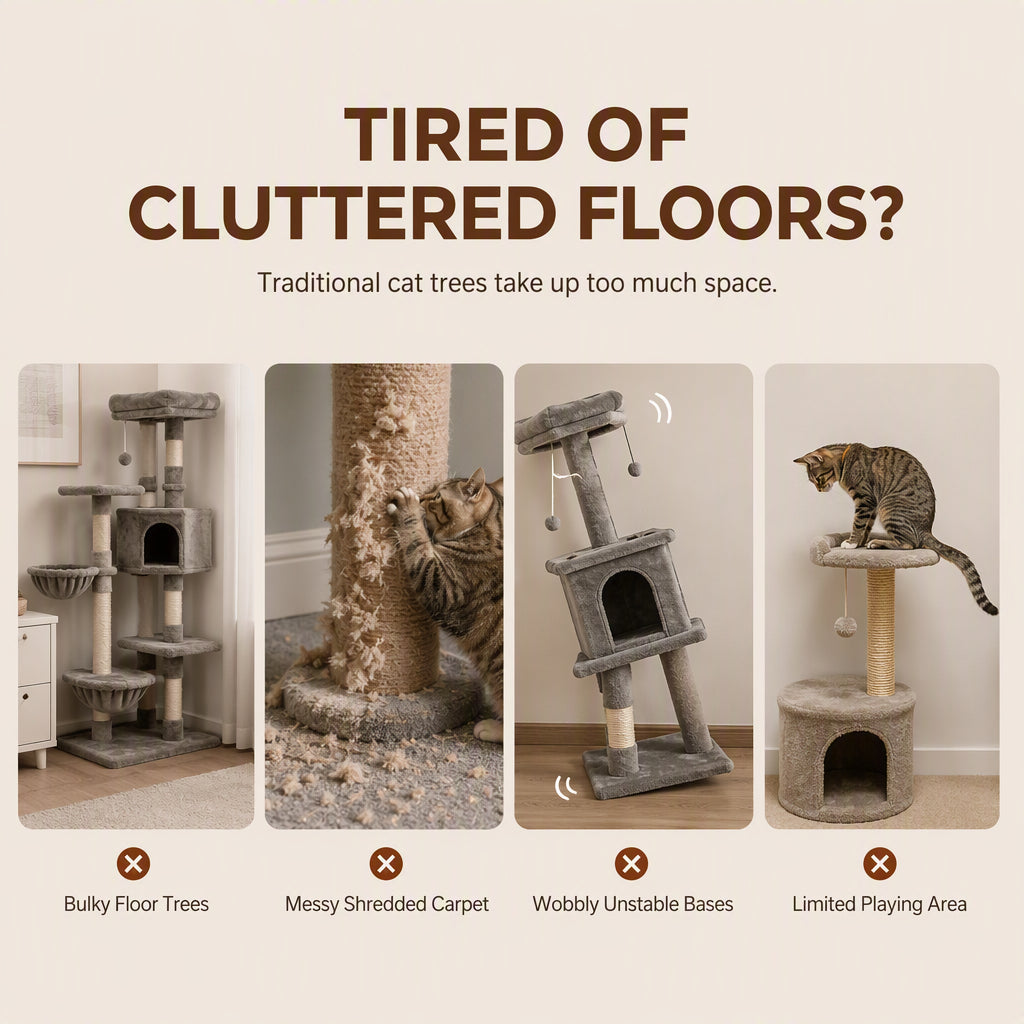 🐱 50 % Rabatt ! Katzen-Kletterseil aus Massivholz – Platzsparend, voller Kletterspaß! 🐾 Wand- oder Fenstermontage, reine Naturmaterialien, extrem robust 🐈