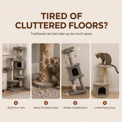 🐱 50 % Rabatt ! Katzen-Kletterseil aus Massivholz – Platzsparend, voller Kletterspaß! 🐾 Wand- oder Fenstermontage, reine Naturmaterialien, extrem robust 🐈