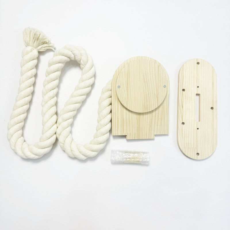 🐱 50 % Rabatt ! Katzen-Kletterseil aus Massivholz – Platzsparend, voller Kletterspaß! 🐾 Wand- oder Fenstermontage, reine Naturmaterialien, extrem robust 🐈
