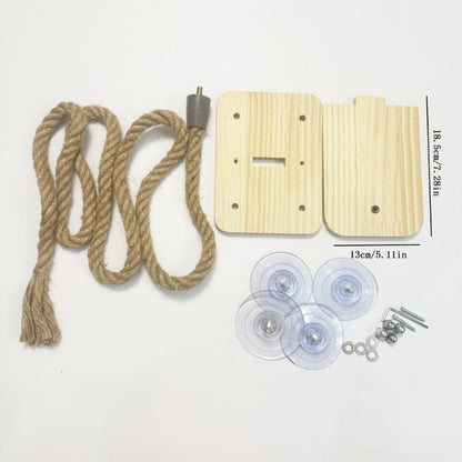 🐱 50 % Rabatt ! Katzen-Kletterseil aus Massivholz – Platzsparend, voller Kletterspaß! 🐾 Wand- oder Fenstermontage, reine Naturmaterialien, extrem robust 🐈