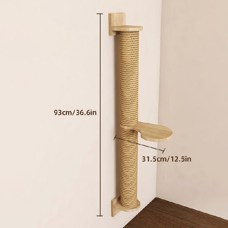 🐱 50 % Rabatt ! Katzen-Kletterseil aus Massivholz – Platzsparend, voller Kletterspaß! 🐾 Wand- oder Fenstermontage, reine Naturmaterialien, extrem robust 🐈