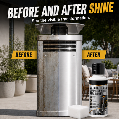 💥 50 % Rabatt ! Edelstahl-Reparaturpaste – Strahlender Glanz, ohne Mühe! ✨ Einfach auftragen, entfernt Oxidation, frischt auf 🧽 Limitiertes Angebot ⏳