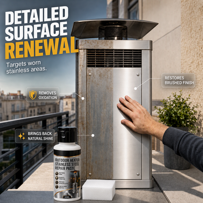💥 50 % Rabatt ! Edelstahl-Reparaturpaste – Strahlender Glanz, ohne Mühe! ✨ Einfach auftragen, entfernt Oxidation, frischt auf 🧽 Limitiertes Angebot ⏳