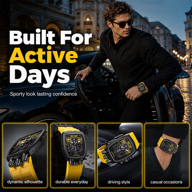⌚ 50% RABATT! 🏃 Sport-Quarzuhr für Herren – Robust, wasserdicht & vielseitig ✨
