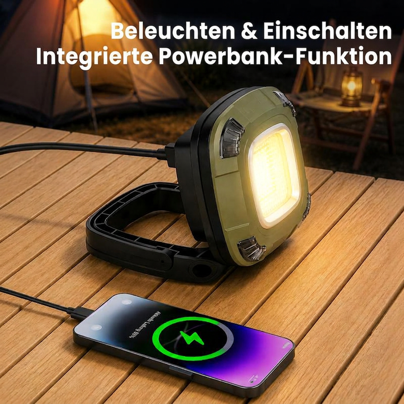 📢📢50% RABATT !!⏰Tragbares multifunktionales LED-Notlicht